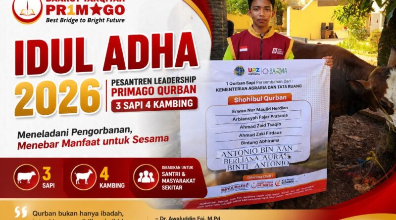Qurban di Pesantren Leadership Primago