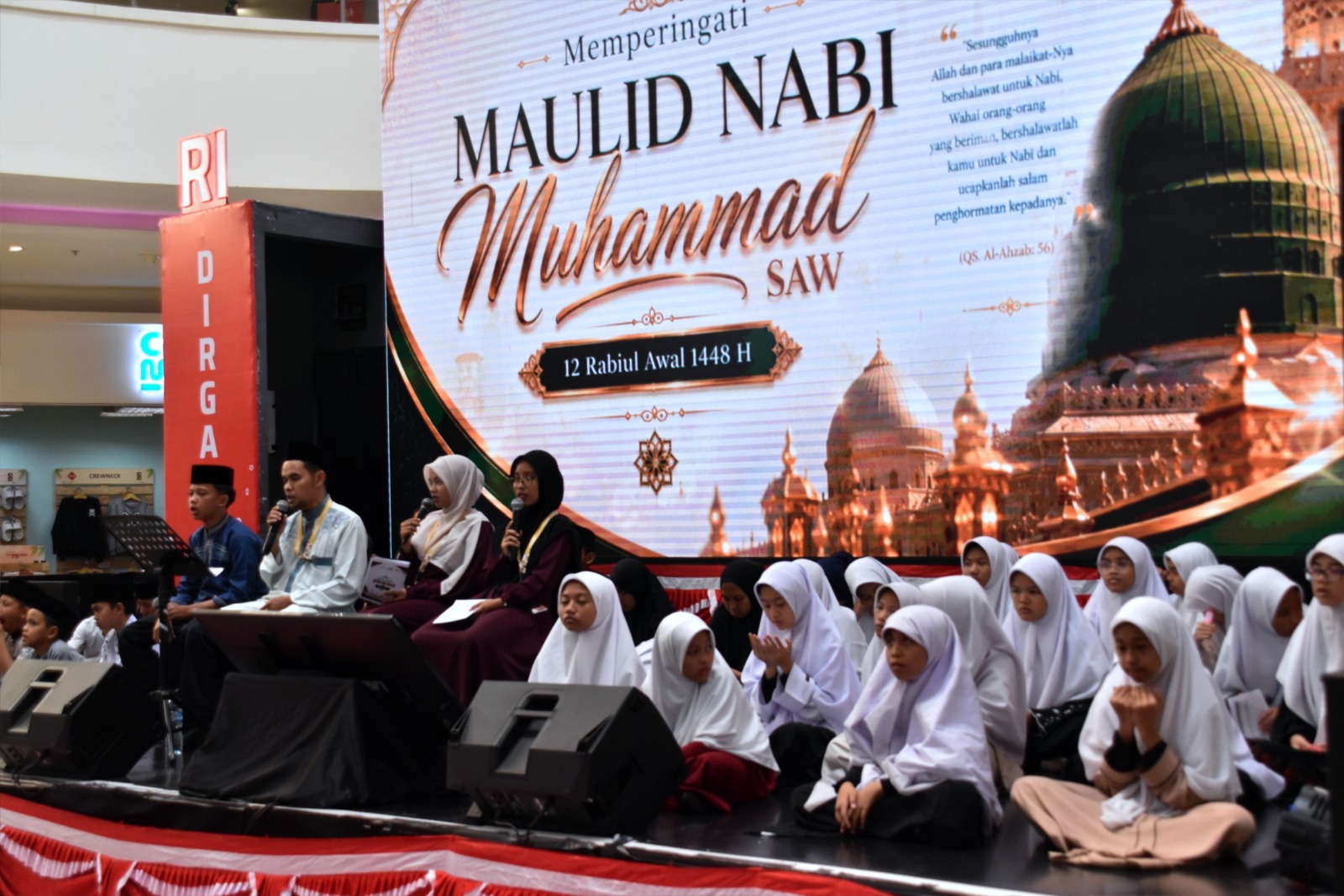 Maulid Nabi Muhammad SAW di Mall Pesona Square